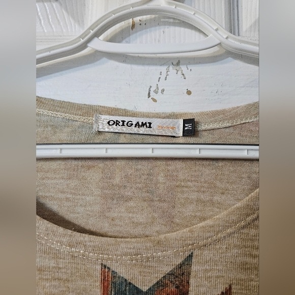 Oragami Boho Chic Patterned Top - Picture 2 of 5